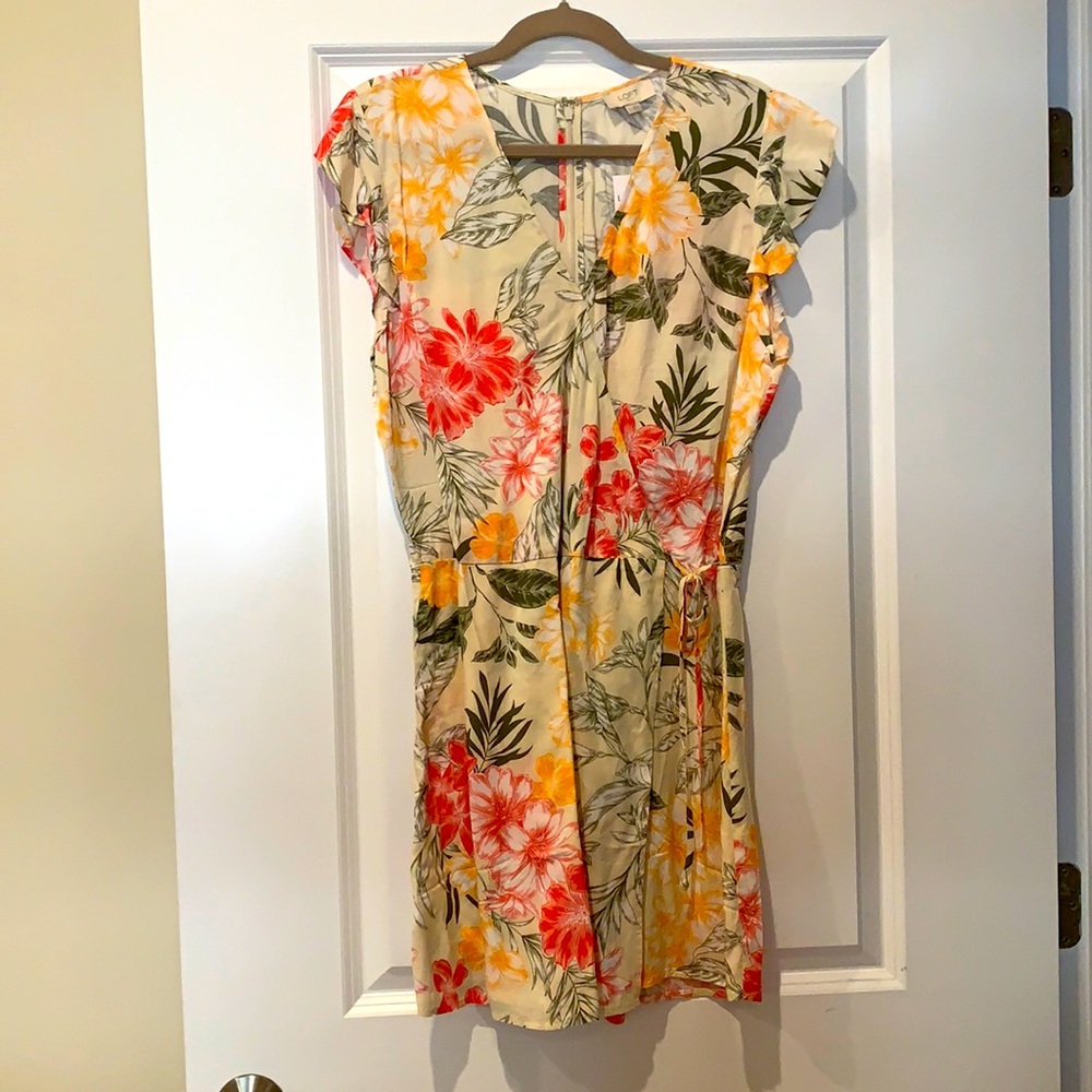 Faux wrap dress